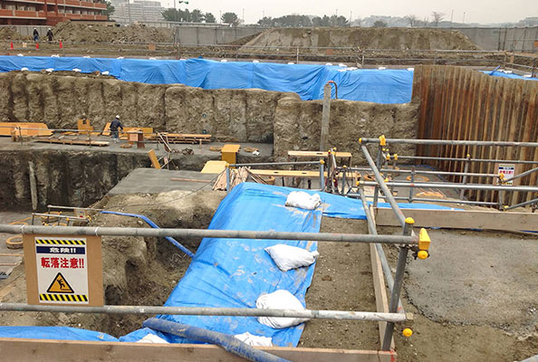 芯材無　自立シートパイル併用