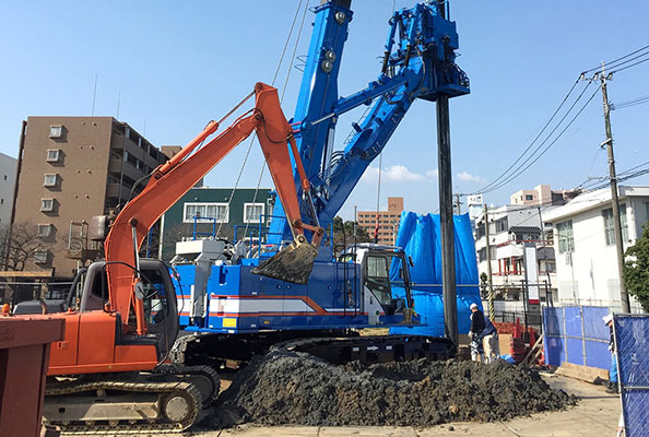 場所打杭工事とは